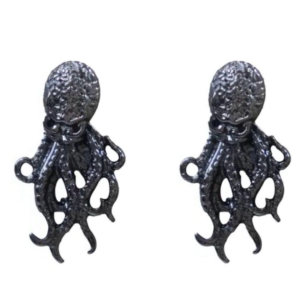 Davy Jones~ Octopus Squid Kraken Sea Creature Monster Tentacle Pirate Ear Jacket - Picture 2 of 9